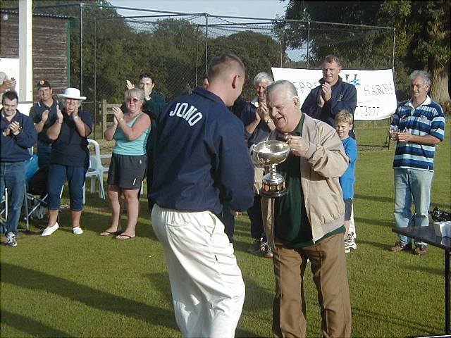 Cup Presentation 2002